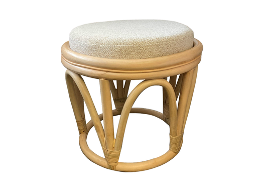 generic cane round footstool