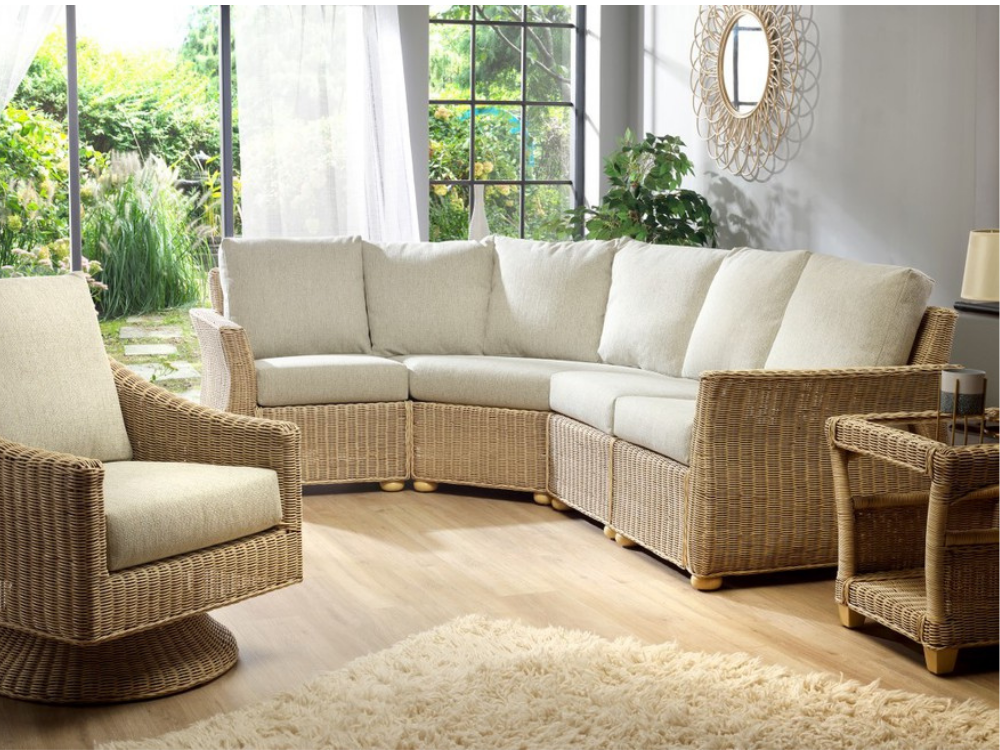 Desser Corsica Piece Corner Suite – Premier Cane Furniture - Main Image