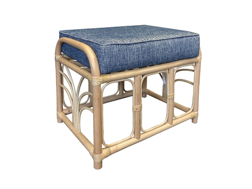 Palm Natural Wash Footstool