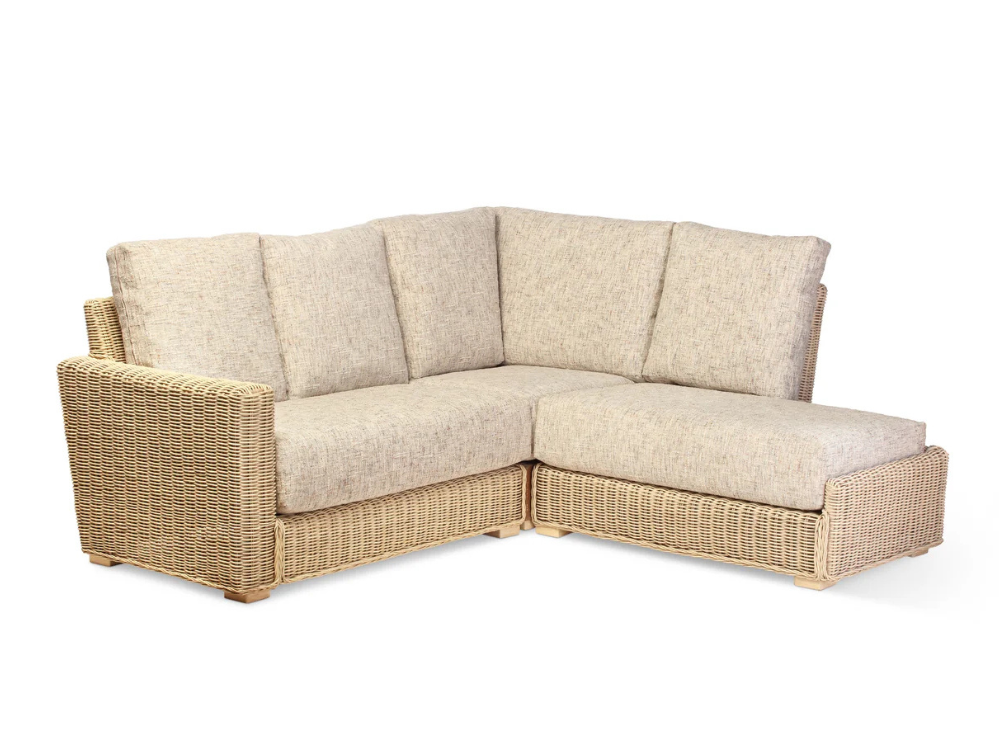 wicker chaise