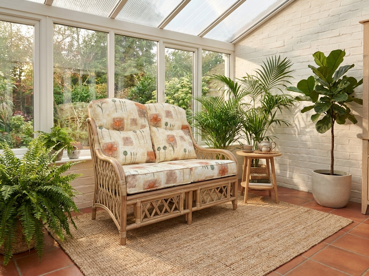 York Sofa 2026 Natural Cane and Rattan