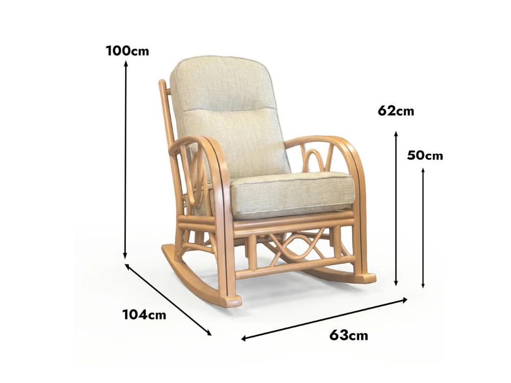 Bali rocking chair dimensions