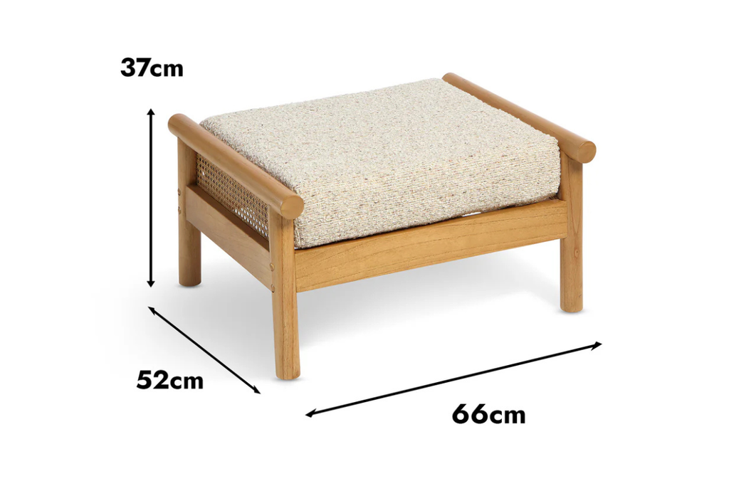 Mindi footstool dimensions