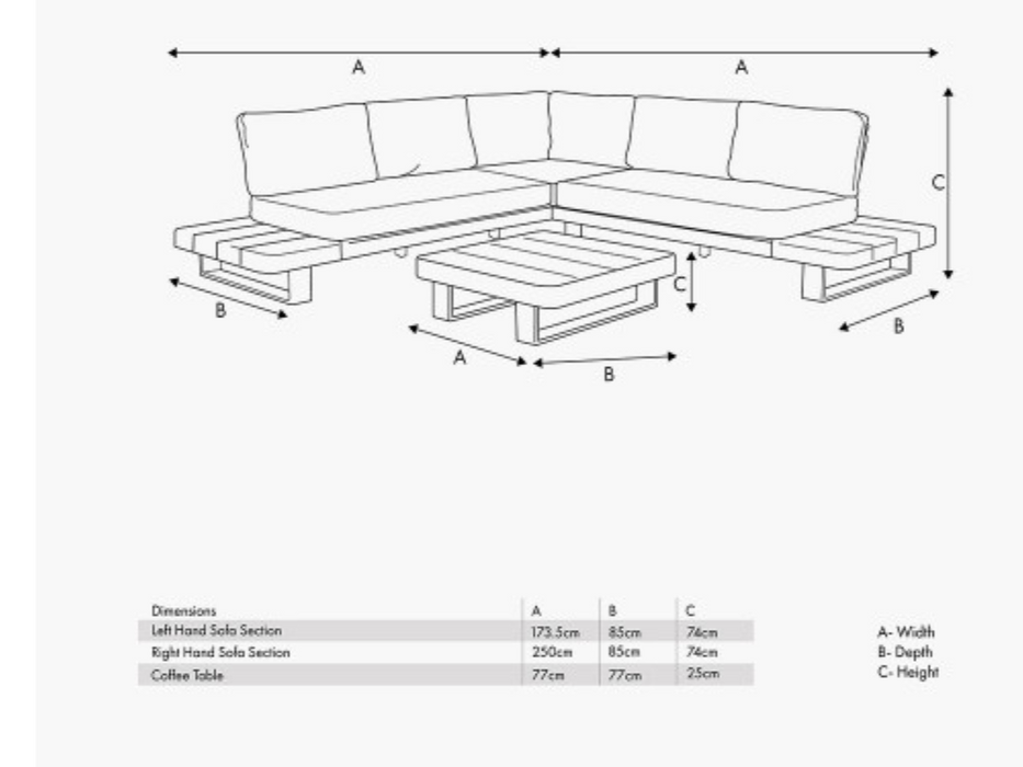 Osaka Corner Dining Set