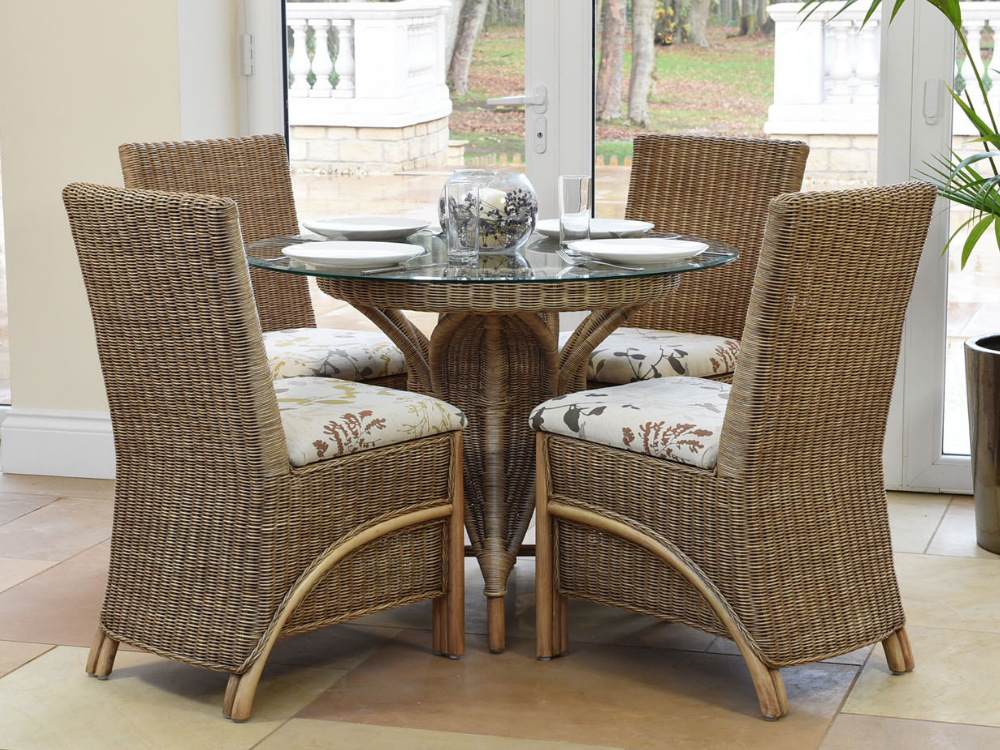 Cane on sale dining suite