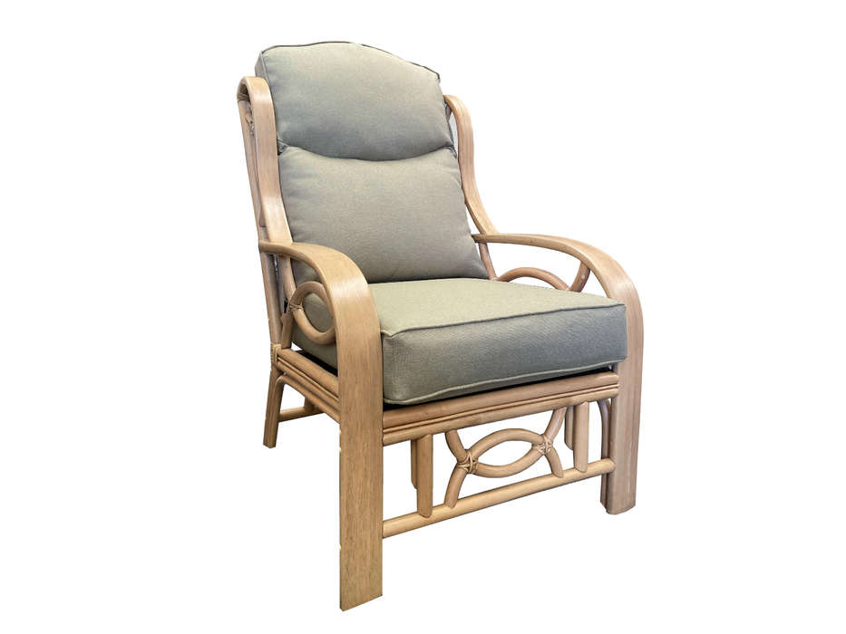 Havana armchair in olive