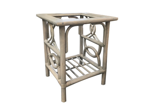 malawi grey wash side table