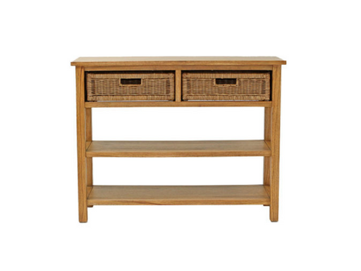 Rattan console