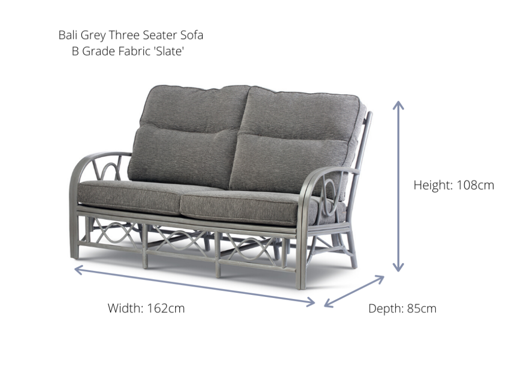 bali 3 seater sofa