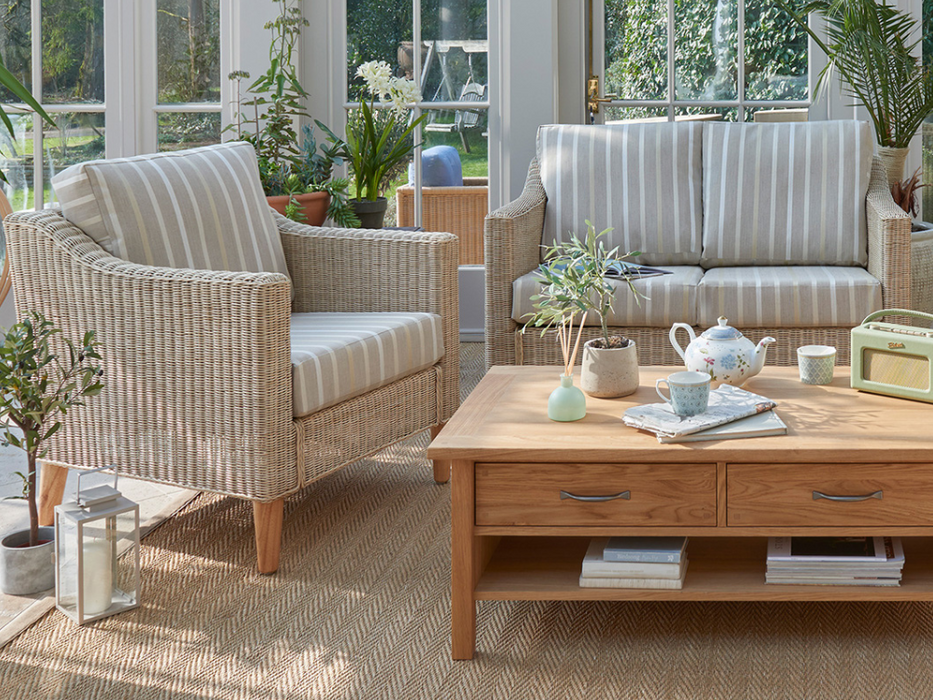 Laura Ashley Bamburgh Sofa Premier Cane Furniture