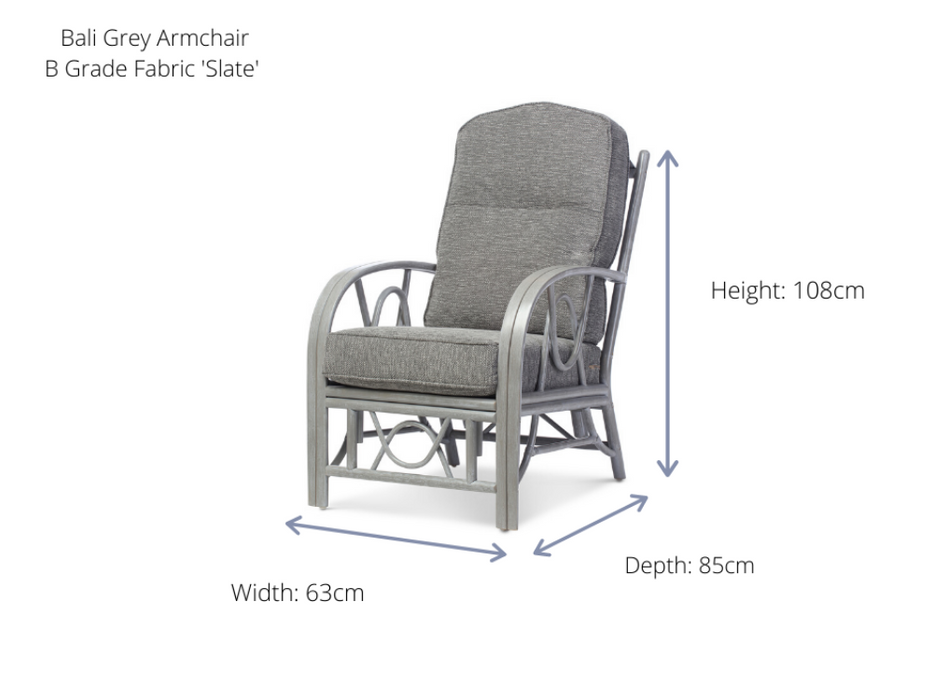 bali grey chair