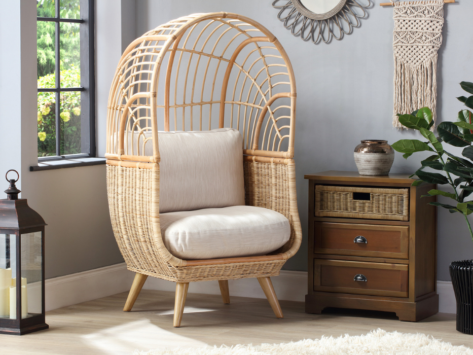 modern rattan chair