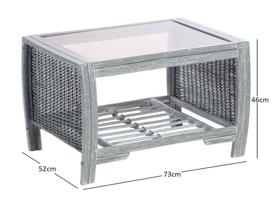 turin grey coffee table