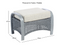 turin grey footstool