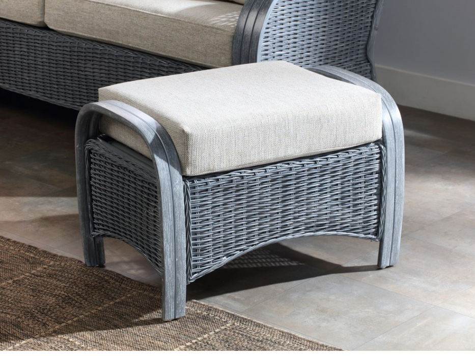 turin grey footstool roomset
