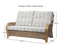 turin light oak 3 seater sofa