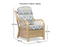 viola chair dimensions